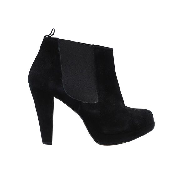 Ganni Fiona Chelsea Ankle Boots in Black Suede - Picture 1 of 6